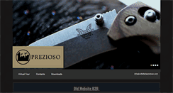 Desktop Screenshot of coltellerieprezioso.com